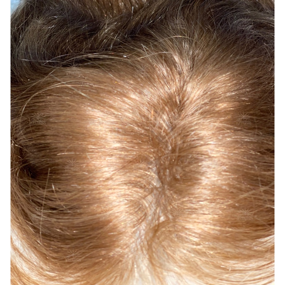 HD Film Topper / Toupee with virgin blonde hair - Picture 8 of 9
